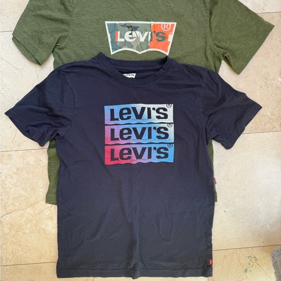 Levi's Other - Levi's Kids Graphic T-Shirt - Navy and Olive NWOT Sz 14/26